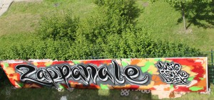 Graffiti auf der Zappanale